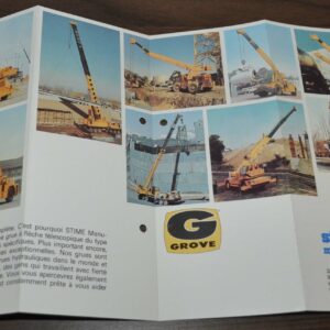 Grove Crane Model Range Brochure Prospekt FR