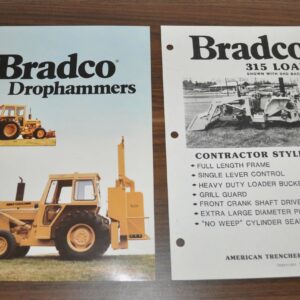 Bradco Drophammers 315 Loader Ford Tractor Specification Brochure Prospekt
