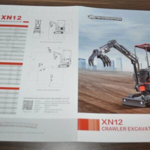 Shandong Ken Stone Rhinoceros Xiniu XN12 & XN08 Excavator Brochure Prospekt