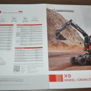 Shandong Ken Stone Rhinoceros Xiniu X9 & XN18ev Excavator Brochure Prospekt