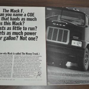 1964 Mack F Series Truck Ad USS United States Steel