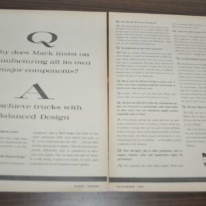 1959 Mack Truck Ad Design Owatonna Tool