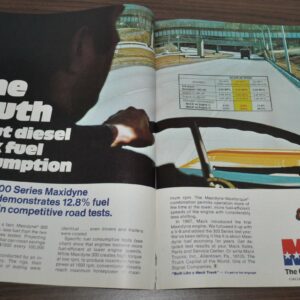 1974 Mack Truck Ad The Truth Ford Engines Parts
