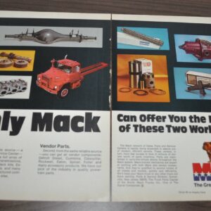 1973 Mack Truck Ad Only