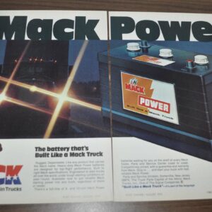 1974 Mack Truck Ad Reyco Garbage Orbital Collection System