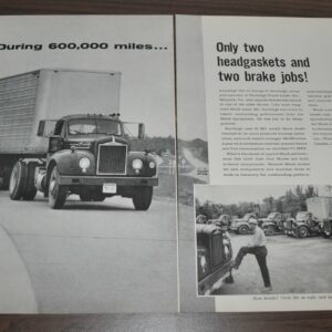 1961 Mack B Series Truck Ad Radar Gard Mousetrap