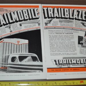 1942 Trailmobile Trailer Truck Ad Parish Steel Zenith Carburetor