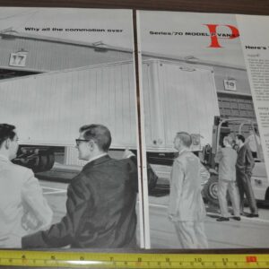 1961 Trailmobile Trailer Truck Ad Delco Briggs Ford Fairlane 1962