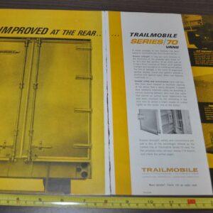 1963 Trailmobile Trailer Truck Ad Monmouth Engine Bearings Hunnewell Trucking