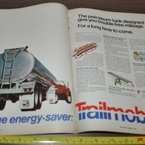 1976 Trailmobile Trailer Truck Ad Petrol
