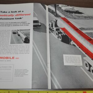 1960 Trailmobile Trailer Truck Ad Mack B Series Tanker