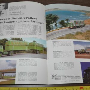 1959 Brown Trailer Truck Ad CF Kroehler Thermo King Dri-Mark Meyer Cord