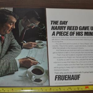 1974 Fruehauf Trailer Truck Ad Cargo Van Bodies SK Safety-Kleen