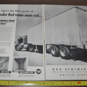 1956 Fruehauf Trailer Truck Ad Homestead Hypressure Jenny