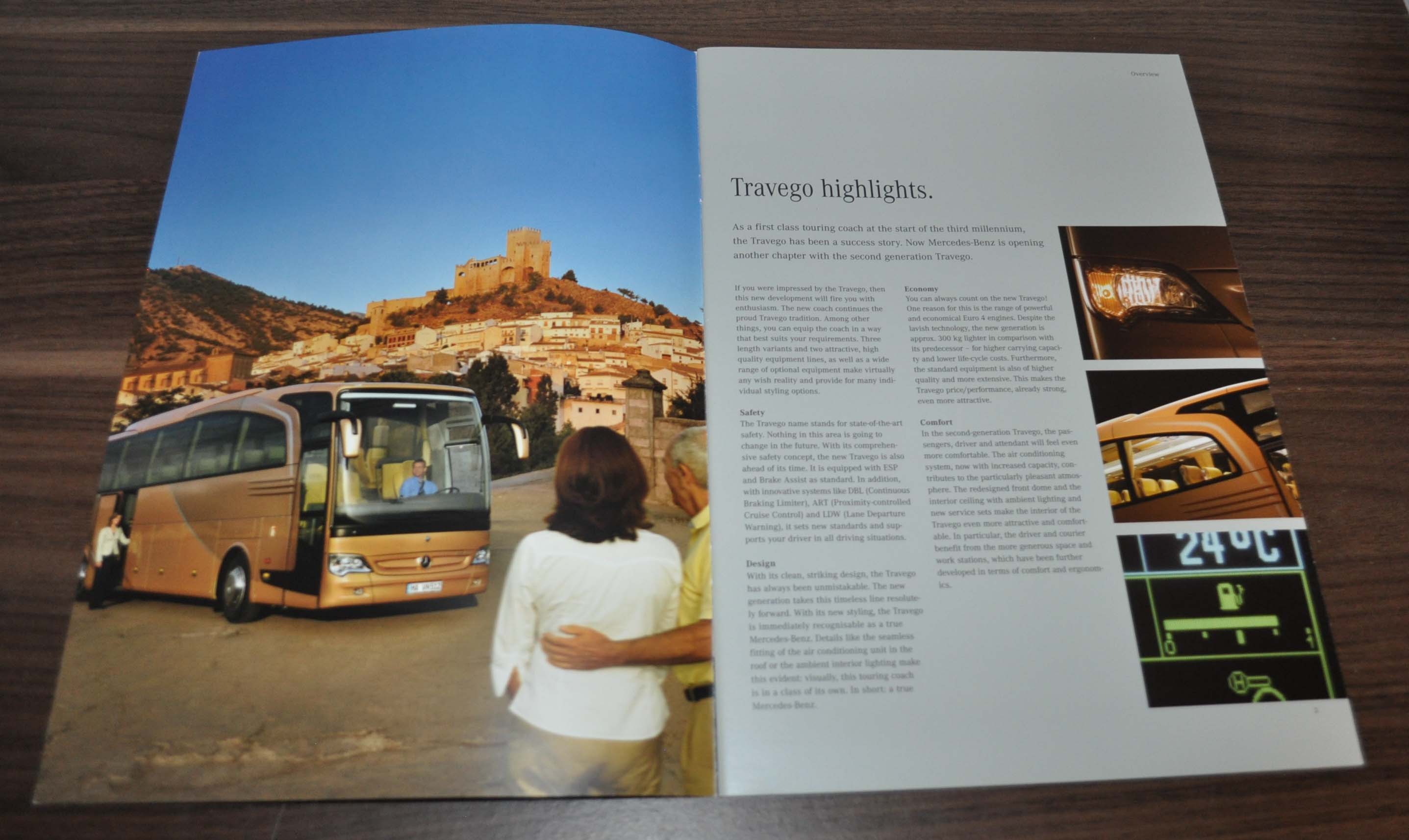 Mercedes Benz Travego Bus Omnibus Brochure Prospekt 1005 – AUTO