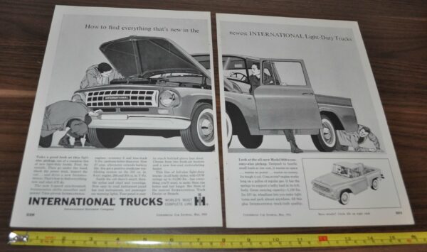 1963 International 900 Pickup Truck Ad – AUTO BROCHURE