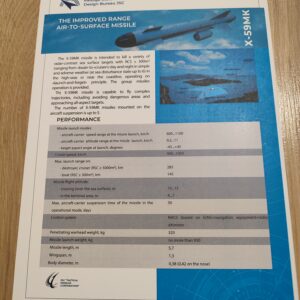 X-59MK Improved Range Air to Surface Missile Aircraft Russian Military Brochure
