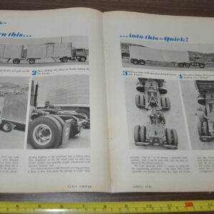 1966 International Western Doble Tractor Trailer Trucks Article