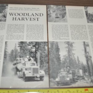 1956 International Logging Tractor Trucks Article Sacramento Lumber Strawberry