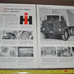 1957 International Western Truck Ad Moraine Delco Super 11 Tynex Brown Express
