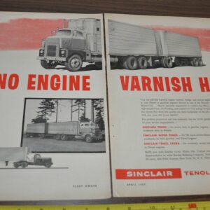 1957 International COE Truck Ad Sinclair