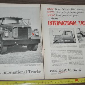 1957 International AC Series Truck Ad American Brakeblock