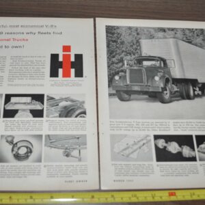 1957 International V-Line Truck Ad