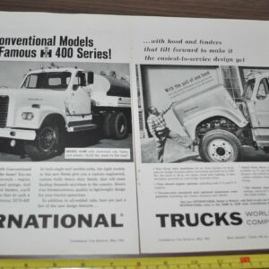 1961 International D-405 Truck Ad Mohawk Tire