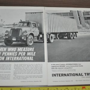 1961 International Truck Ad Gates Hipar Hydraulic Monmouth Bearings