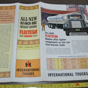1963 International Fleetstar Truck Ad