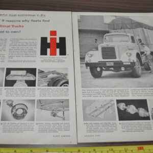 1957 International V-Line Truck Ad Sioux Electric Tool
