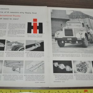 1957 International V-Line Truck Ad Gulf Motor Oil Bendix Power Steering