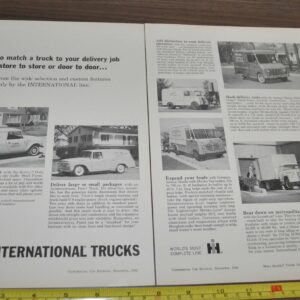 1962 International Line Truck Ad Metro Scout Loadstar