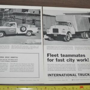 1960 International Pickup BC Models Truck Ad Goodrich Tire