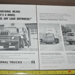 1960 International R-Line B-Line COE Truck Ad