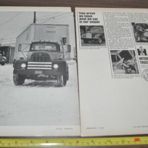 1965 International R-Line V-Line  Truck Ad Binks