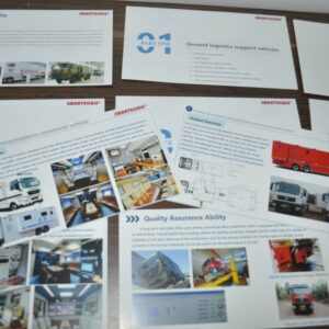 Lot China Military Vehicles Truck Brochure Prospekt