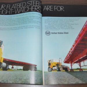 1970 Diamond T 931 Truck Ad USS United States Steel