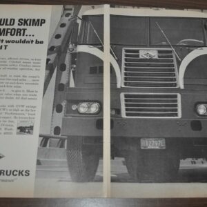 1965 Diamond T 931 Truck Ad Tractor