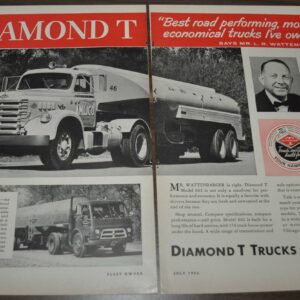 1956 Diamond T 662 723 Truck Ad Amlico Wattenbarger Cemco Consolidated Edison