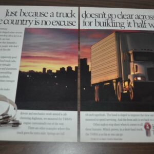 1989 Kenworth T400A Truck Ad