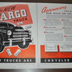 1948 Fargo Truck Ad Chrysler Canada Bendix-Eclipse
