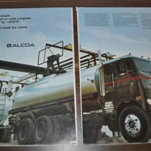 1960s White Freightliner Truck Ad Alcoa Sioux Tools