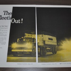 1960 Ford Truck Ad MMX Motor Express Genuine Parts Black Decker Wellington Sears