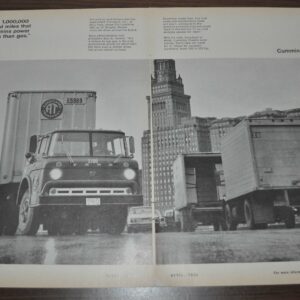 1966 Ford C Series Truck Ad Cummins Diesel Associated Transport Dance DuBois