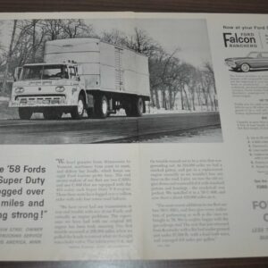 1960 Ford C Truck Ad Strei's Trucking Service Peterbilt Willig Freight Lines