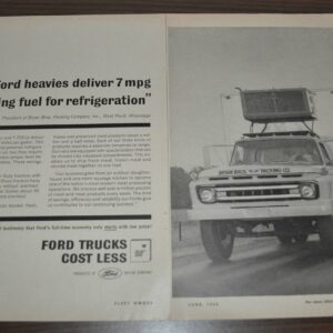 1962 Ford Truck Ad Stewart-Warner Mohawk Rubber