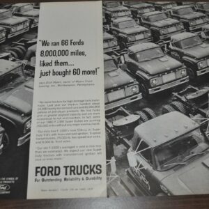 1963 Ford Truck Ad Myers Leasing 3M Fleetmark System