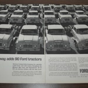 1963 Ford Truck Ad Gateway Transport Dodge Perkins 6.354 Wooleyhan