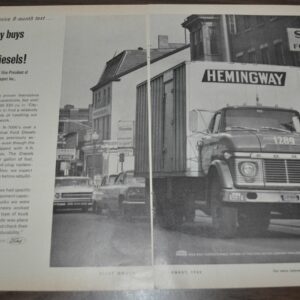1965 Ford Truck Ad Hemingway N-7000 Hendrickson Tandem